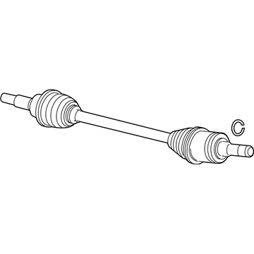 Ford BT4Z-4K138-A Axle Assembly