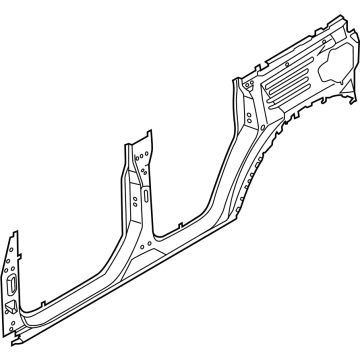 Ford M2DZ-7827846-A Inner Quarter Panel