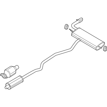 Lincoln DP5Z-5230-J Muffler & Pipe