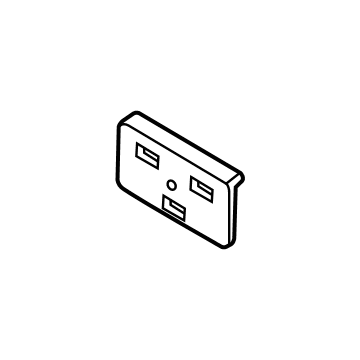 Ford LK4Z-17A385-AA License Bracket