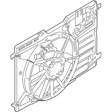 2019 Ford Transit Connect Cooling Fan Assembly - KV6Z-8C607-B