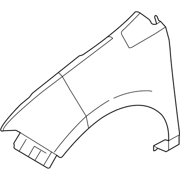 Ford 7A1Z-16005-A Fender Assembly - Front