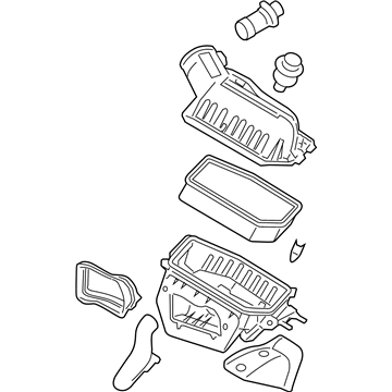 Ford 8C2Z-9600-B Air Cleaner Assembly