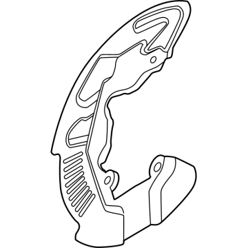 2020 Ford Mustang Brake Backing Plate - FR3Z-2K004-H