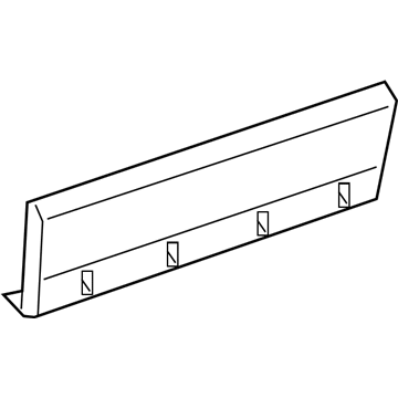 2004 Lincoln Aviator Door Moldings - 2C5Z-7820878-CAPTM