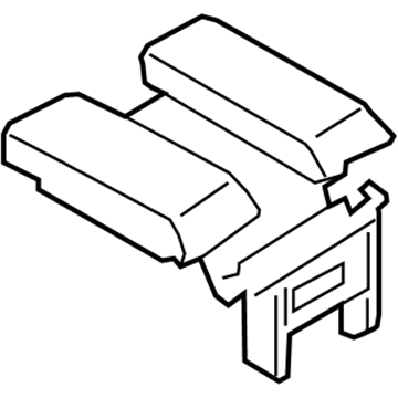 Lincoln JL7Z-7806024-AT Armrest Assembly