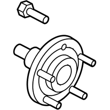 Ford 6L8Z-1109-AA Hub Assembly