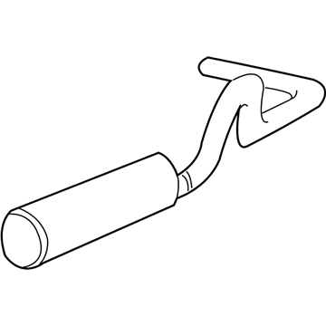 Ford F7UZ-5230-HD Muffler And Pipe Assy - Rear