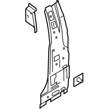 Ford FL3Z-1540476-A Inner Lock Pillar