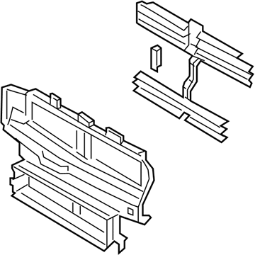 Lincoln GD9Z-8475-A Radiator Shutter Assembly