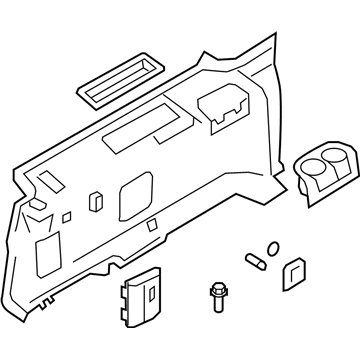 Ford 7L1Z-4031013-AA Quarter Trim Panel