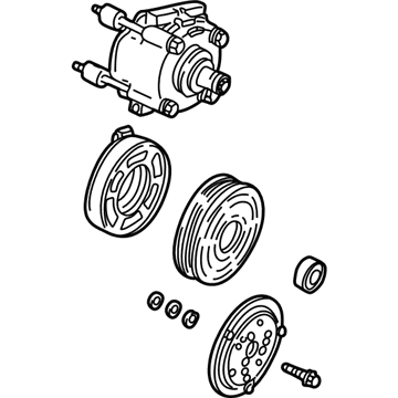 Mercury 4F2Z-19703-AB Compressor Assembly