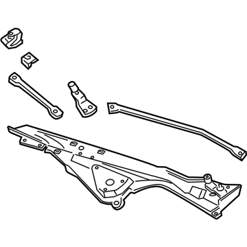 Mercury 6W7Z-17566-BA Arm & Pivot Assembly