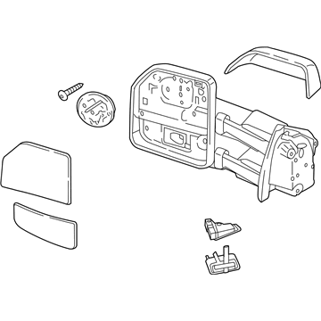 2021 Ford F-250 Super Duty Car Mirror - LC3Z-17683-AB