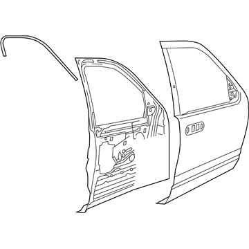 Mercury 3L2Z-7820124-BA Door Shell