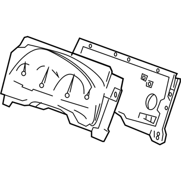 Ford Freestar Instrument Cluster - 5F2Z-10849-AA