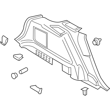 Lincoln FA1Z-5831013-AS Quarter Trim Panel