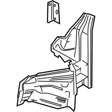 Ford BB5Z-7810008-A Pillar Reinforcement