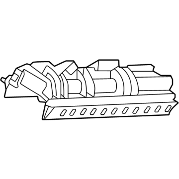 Ford LJ6Z-3E715-A Lower Column Cover Plate