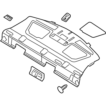 Ford BE5Z-5446668-AA Panel Assembly - Rear Package Tray