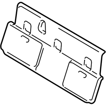 Ford 3L2Z-7840374-AAA Back Panel Trim