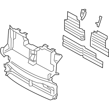 Ford MA1Z-8475-F SHUTTER ASY - RADIATOR CONTROL