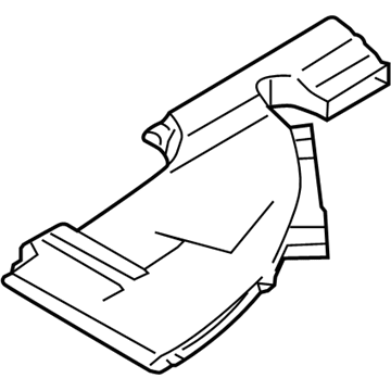 Ford BK3Z-18491-M Duct - Heater Outlet