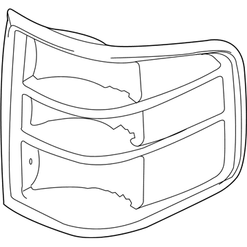 Ford 7L3Z-13404-BA Lamp Assembly - Rear, Stop And Flasher