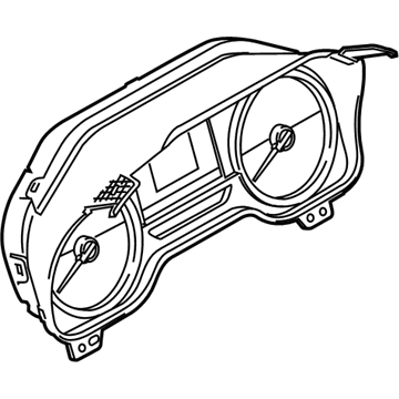 Ford KL3Z-10849-ALC INSTRUMENT CLUSTER