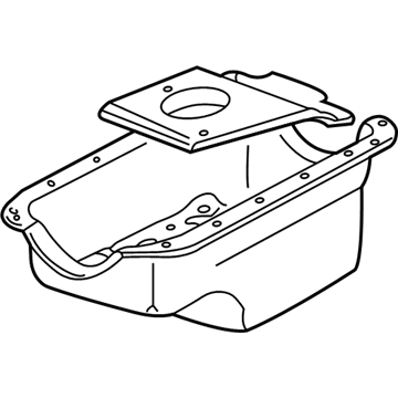 Ford F5DZ6675A Oil Pan