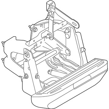 Ford 9L3Z-1520040-B Side Step, Retractable - Styleside 6.5 Bed, Driver Side Only