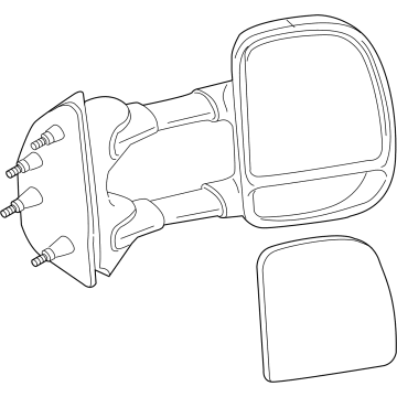 Ford 7C2Z-17682-DA Mirror Assembly - Rear View Outer