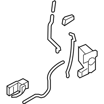 Ford 7C2Z-15219A64-BA Lock Assembly