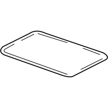 Mercury 1F1Z-54500A18-AA Sunroof Glass