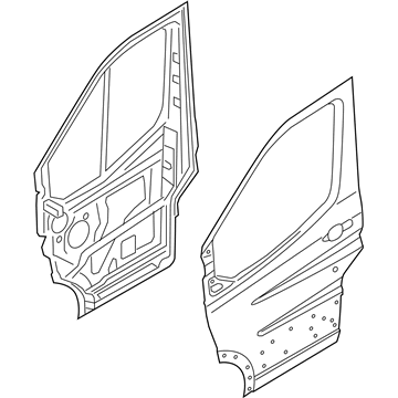 Ford EK4Z-6120125-M DOOR ASY - FRONT