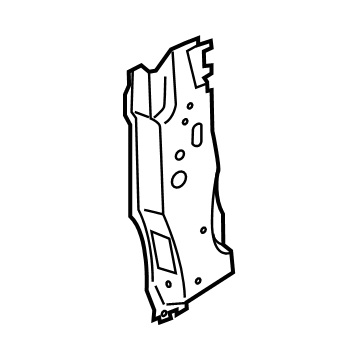 Ford PC3Z-1502542-A Hinge Pillar Reinforcement, Passenger Side Ford PC3Z-1502542-A Hinge Pillar Reinforcement, Passenger Side