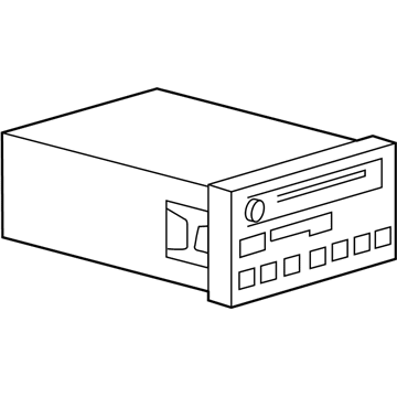 Mercury F87Z-18806-AB Radio