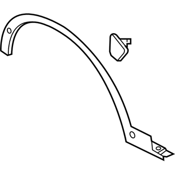 Ford CJ5Z-16268-BA Moulding