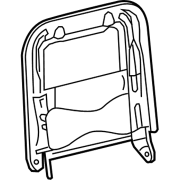 Mercury 3W7Z-5461018-AA Seat Back Frame