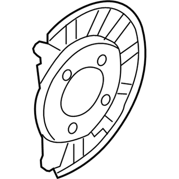 Ford 8C2Z-2390-B Backing Plate