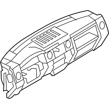 Ford 9C3Z-2504320-DB Panel - Instrument