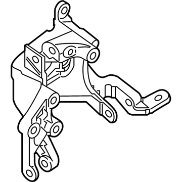 Ford CV6Z-5A968-D Knuckle And Hub Assembly