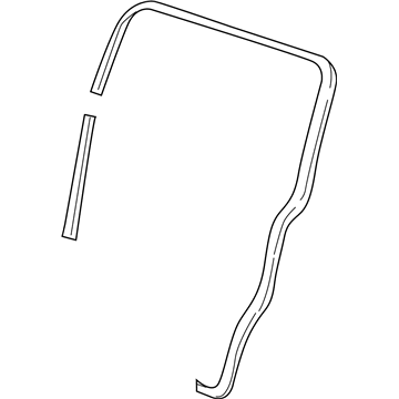 2005 Mercury Monterey Door Seal - 5F2Z-16253A11-AA