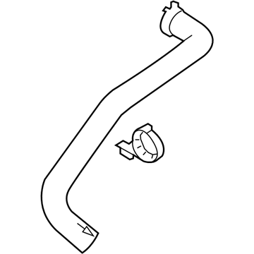 Ford AL3Z-8260-B Upper Hose