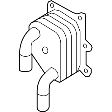 Ford 7T4Z-6A642-A Oil Cooler Assembly