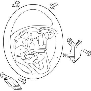 2016 Lincoln MKC Steering Wheel - EJ7Z-3600-CB