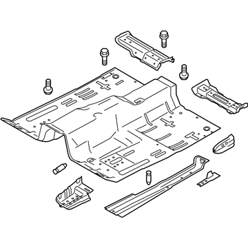 Ford FR3Z-6311135-A Front Floor Pan