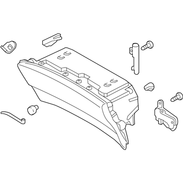 Lincoln HA1Z-58060T10-AA Glove Box Assembly