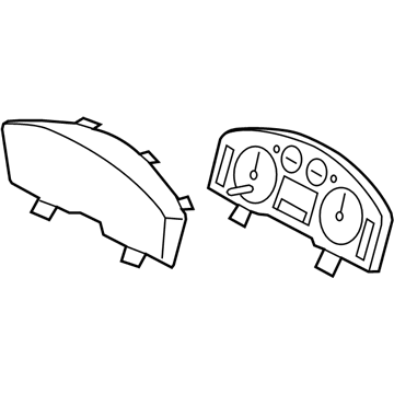 Lincoln 8A5Z-10849-A Cluster Assembly