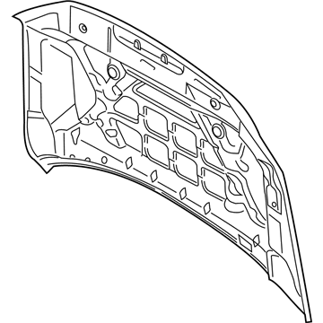 Ford FL3Z-16612-C Hood